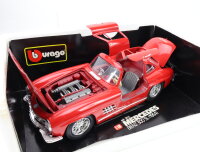 Bburago 3015 Modellauto PKW Mercedes 300 SL 1954 rot / 1:18 OVP
