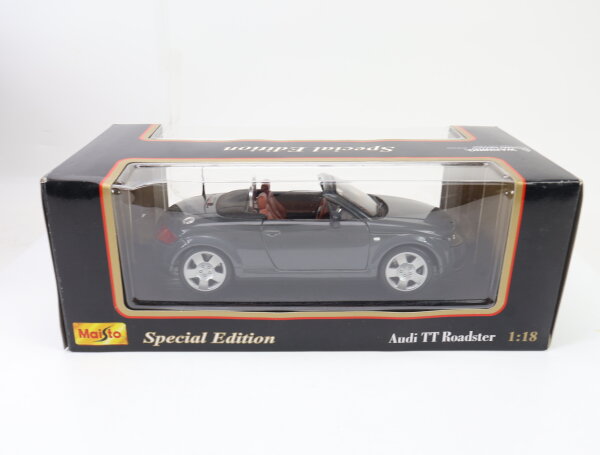 Maisto Spezial Edition 50346 Modellauto PKW Audi TT Roadster grau / 1:18 OVP