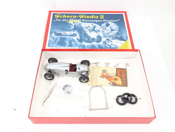 Schuco Studio II 01222 Baukasten Montagekasten Rennwagen Auto Union OVP
