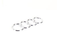 Audi Zubehör Ersatzteil Ringe Chrom hinten 184 x 60 mm