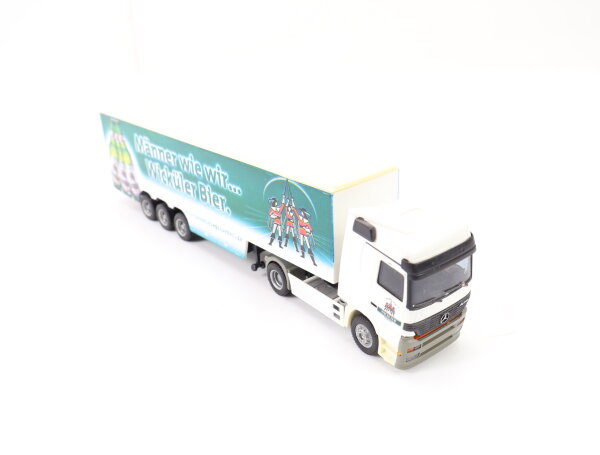 Albedo H0 250248 Modellauto LKW MB Actros Koffersattelzug "Wicküler"  1:87