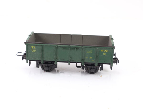 Rivarossi H0 Güterwagen Hochbordwagen grün S.V. Italia Mt 5784