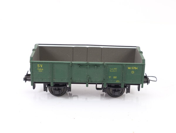 Rivarossi H0 Güterwagen Hochbordwagen grün S.V. Italia Mt 5784