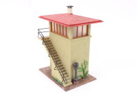 Faller H0 B-121 Gebäude Stellwerk Blockstellwerk gebaut