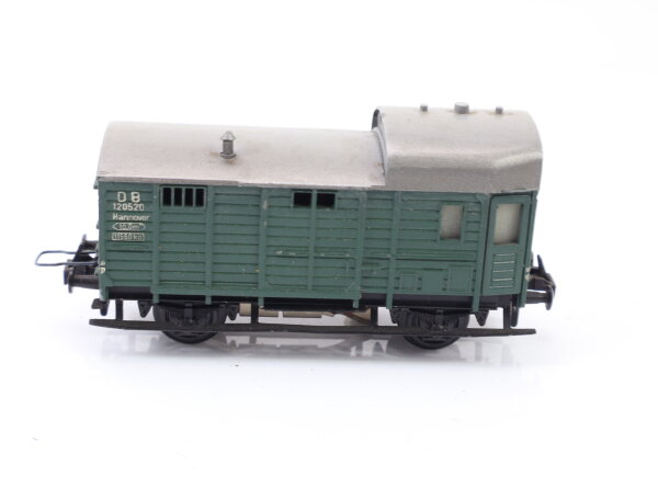 Trix Express H0 3454 Güterwagen Güterzugbegleitwagen 120520 DB / Licht