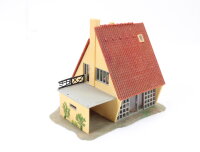 Faller H0 B-221 Gebäude Wohnhaus Einfamilienhaus Siedlerhaus mit Garage / gebaut