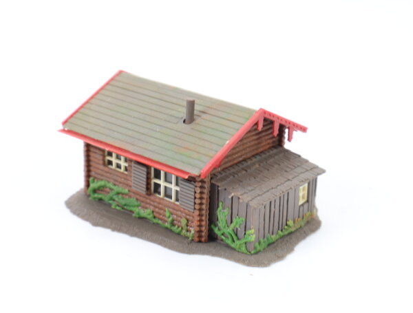 Faller H0 130293 Gebäude Berghütte Alpenhaus Holzhütte Waldhütte gebaut