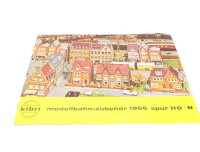 Kibri Katalog Prospekt Modellbahn-Zubehör Spur H0...