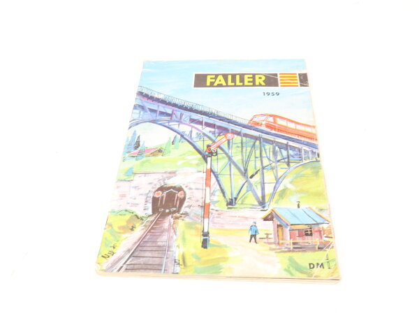 Faller Katalog Prospekt mit Preisen 1959
