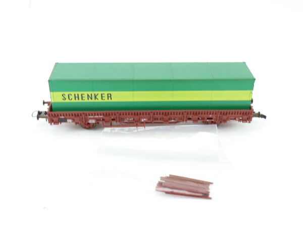 Roco H0 46306 Güterwagen Niederbordwagen Rungenwagen 334 7 888-6 DB / NEM AC