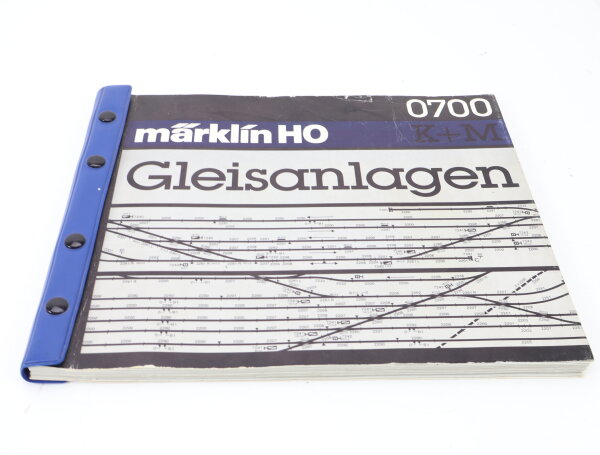 Märklin H0 0700 Katalog Gleisanlagen Gleispläne für K+M / bebildert