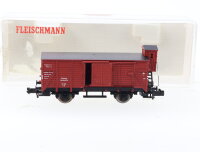 Fleischmann N 8355 Güterwagen mit Bremserhaus...
