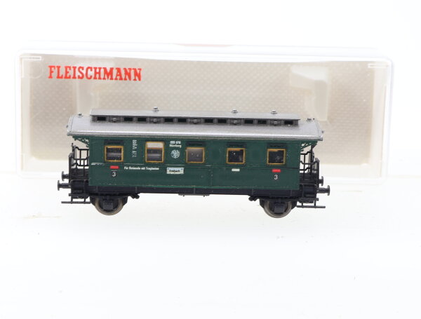 Fleischmann N 8067 Personenwagen Abteilwagen "Ansbach" 3. Klasse 055 878 DRG