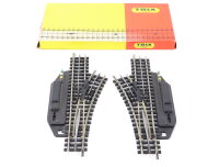 Trix Express H0 4362  elektrisches Weichenpaar links...