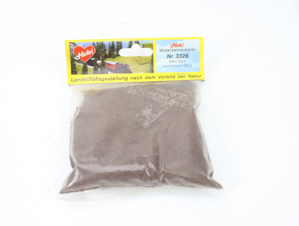 Heki 3326 Deko Sand dunkelbraun Streumaterial Schotter | 250 gramm
