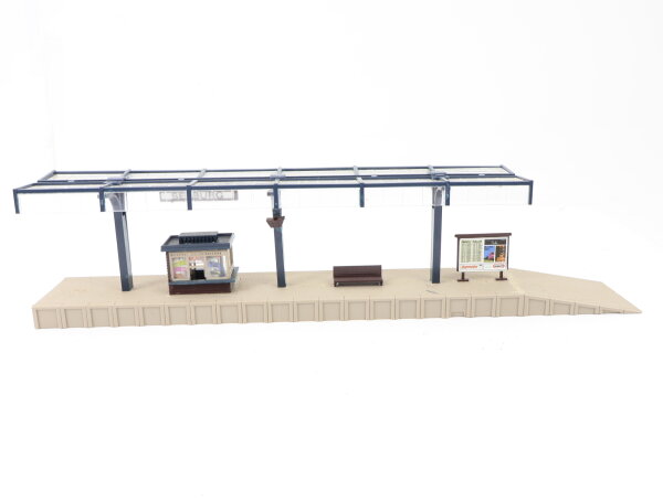 Vollmer H0 3532 Gebäude Bahnsteig Hochstadt mit Überdachung und Rampe 1:87