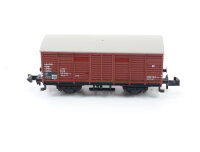 Minitrix N 13253 3253 gedeckter Güterwagen braun 112...