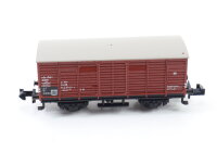 Minitrix N 13253 3253 gedeckter Güterwagen braun 112...