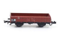 Minitrix N 3251 Güterwagen Niederbordwagen mit Ladung 804 317 El 32 DB