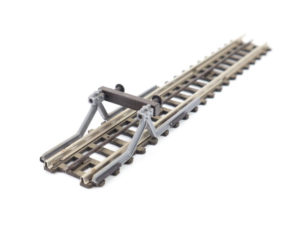 Trix Express H0 716 Gleismaterial Gleis gerade Prellbock mit Pappschwellen 183,5