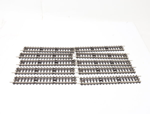 Trix Express H0 701 Gleismaterial 10x gerades Gleis Pappschwellen