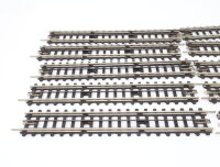 Trix Express H0 701 Gleismaterial 10x gerades Gleis Pappschwellen