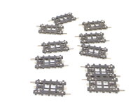 Trix Express H0 703 Gleismaterial 10x gerades Gleis mit Pappschwellen 49 mm