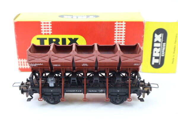 Trix Express H0 3455 Güterwagen Muldenkippwagen 604 321 DB OVP