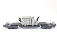 Trix Express H0 3497 Güterwagen Tiefladewagen +...