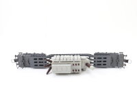 Trix Express H0 3497 Güterwagen Tiefladewagen + Trafo "Trafo-Union"