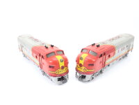 Märklin H0 3060 4060 US Diesellok 2-tlg. A-Unit Typ F7 337 Santa Fe / Guss