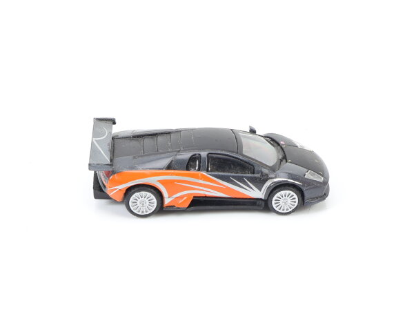 Schuco Modellauto PKW Lamborghini Murcielago schwarz/orange Sportwagen 1:87