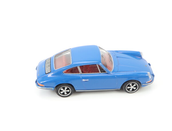 Brekina H0 16201 Modellauto PKW Porsche 911 Coupé blau Sportwagen 1:87