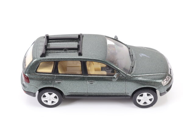 Wiking H0 060 0329 Modellauto PKW Touareg VW Metallic mit Dachgepäckträger 1:87