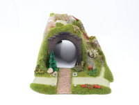 Busch H0 3018 Bergtunnel mit Bahnübergang gerade...