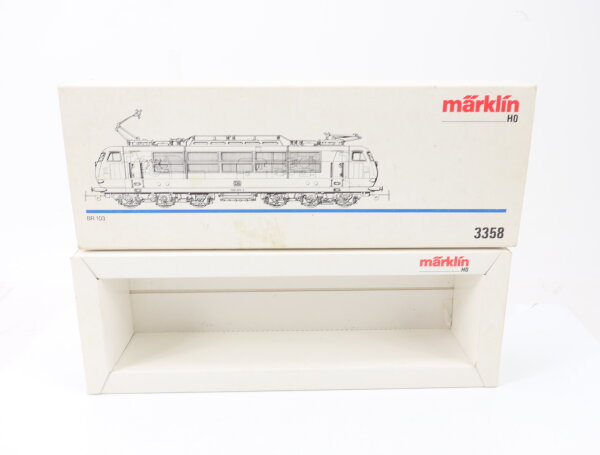 Märklin H0 3358 Leerverpackung Leerkarton OVP für Elektrolok BR 103 115-2 DB