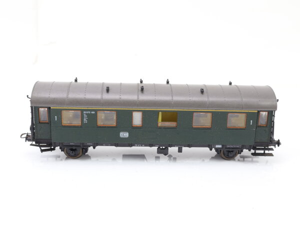 Roco H0 4203 Personenwagen Donnerbüchse 1. Klasse 28 672 Köl grün DB AC / NEM