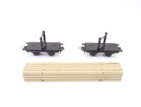 Trix Express H0 Güterwagen Langholzwagen