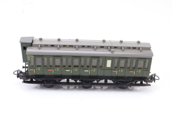 Märklin H0 4005 330/2 Personenwagen mit Bremserhaus 2. Klasse 330 Stg grün