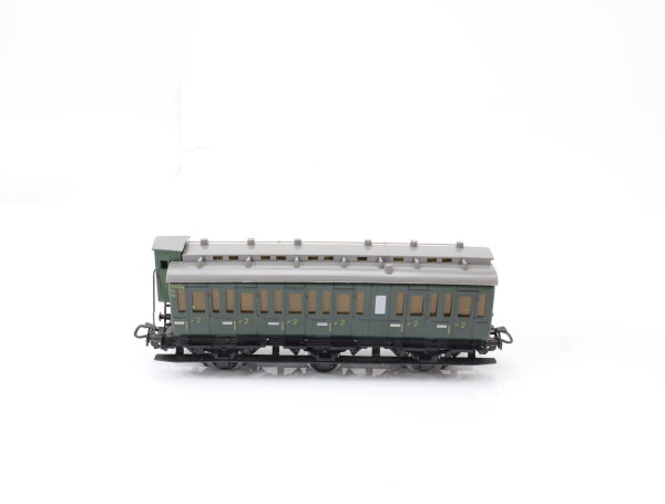 Märklin H0 4005 330/2 Personenwagen mit Bremserhaus 2. Klasse 330 Stg grün