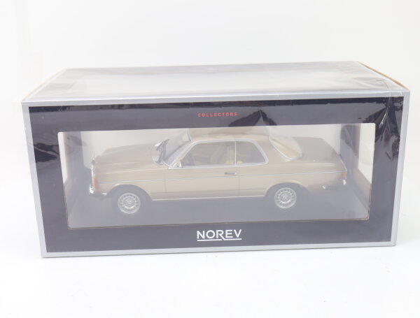 Norev 183702 Modellauto PKW Mercedes-Benz 280 CE 1980 Champagne metallic 1:18