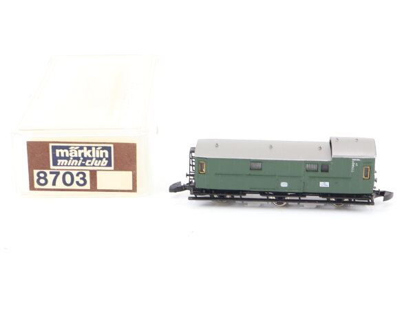 Märklin Spur Z 8703 Personenwagen Gepäckwagen Pw3 0109729 Mz grün DB 1:220 / OVP