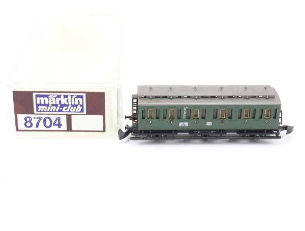 Märklin Spur Z 8704 Personenwagen Abteilwagen 1./2. Klasse 32 282 Esn DB / OVP