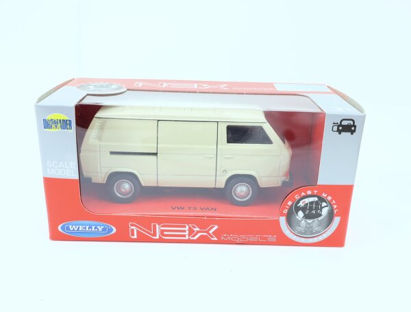 Welly NEX 49720-CW Modellauto PKW VW T3 Van Bully 1:34 / OVP