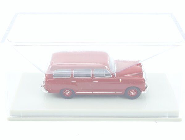 Brekina H0 13452 Modellauto PKW Mercedes-Benz 180 Kombi (W 120) dunkelrot 1:87