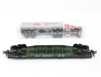 Märklin H0 4865 US Güterwagen Schwerlastwagen mit US-Truck "Seaboard"