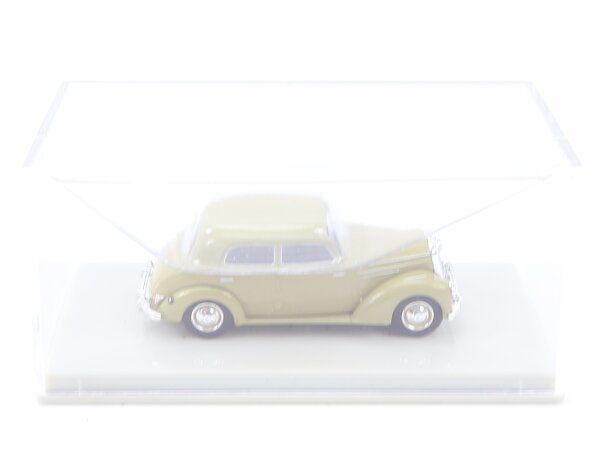 Brekina H0 13054 Modellauto PKW Mercedes-Benz 220 (W187) dunkelbeige 1:87