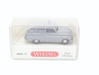 Wiking H0 0850 05 Modellauto PKW Krankenwagen Opel Olympia grau 1:87 OVP