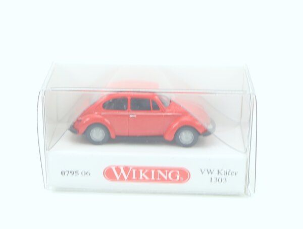 Wiking H0 0795 06 Modellauto PKW VW Käfer 1303 rot 1:87 OVP
