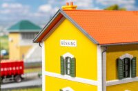 Faller H0 110154 Gebäude-Bausatz Bahnhof Güssing mit Lagerhalle 1:87